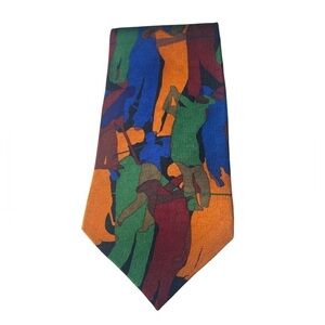 RM SPORTS Ralph Marlin vintage golf silk tie